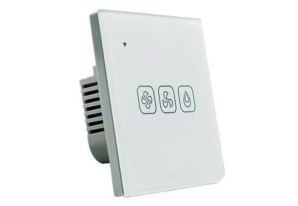 تجهیزات هوشمند کنترل سیستم سرمایش و گرمایش - کلید هوشمند لمسی کولر آبی